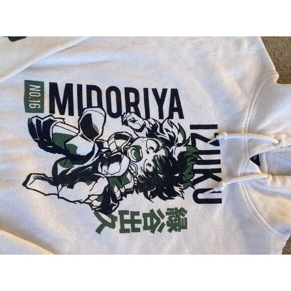 Funimation x My Hero Academia Izuku No.16 & Bakugo No. 16 Hoodie Size Medium - Picture 3 of 7